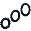 BAILE - TITAN SET 3 PCS COCK RING NOIR 2.8 + 2.4 + 1.9 CM BAILE FOR HIM