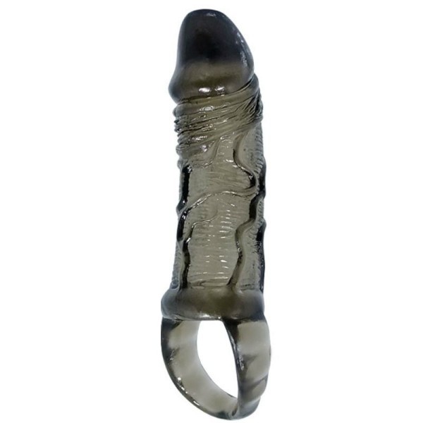 BAILE - GAINE DEXTENSION DE PÉNIS AVEC SANGLE POUR TESTICULES 11.5 CM BAILE FOR HIM