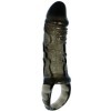 BAILE - FUNDA EXPANSOR DE PENE CON CORREA TESTICULAR NEGRA 13,5 C
