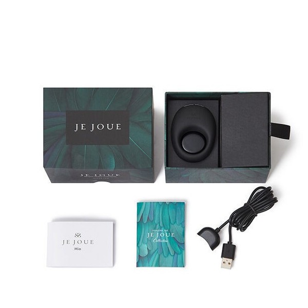 JE JOUE - MIO ANNEAU VIBRATEUR NOIR JE JOUE - Cockring avec vibration