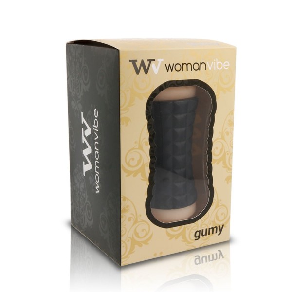 MASTURBATEUR DOUBLE GUMY FEMME WOMANVIBE - Vagins avec vibration