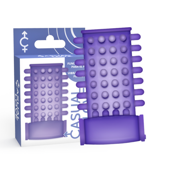 CASUAL LOVE - COUVERCLE DE PÉNIS DE VIBRATEUR LILAS CASUAL LOVE