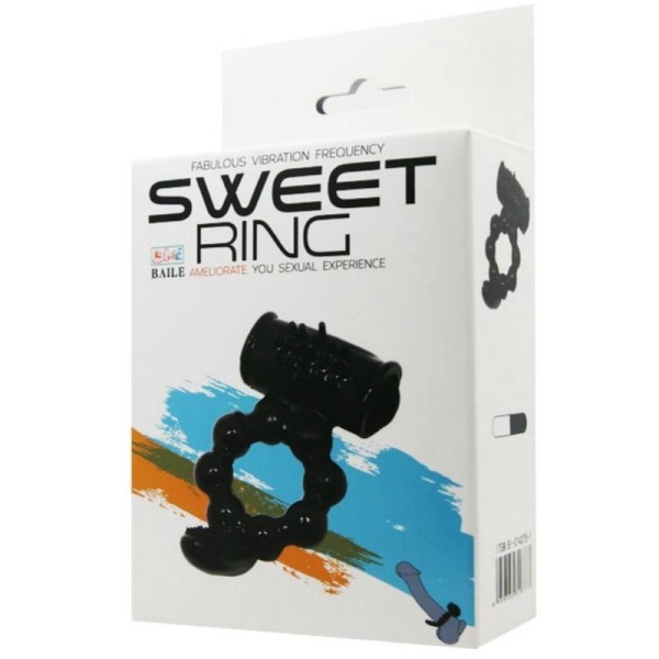 BAILE - ANNEAU SWEET RING AVEC DOUBLE STIMULATEUR BAILE FOR HIM