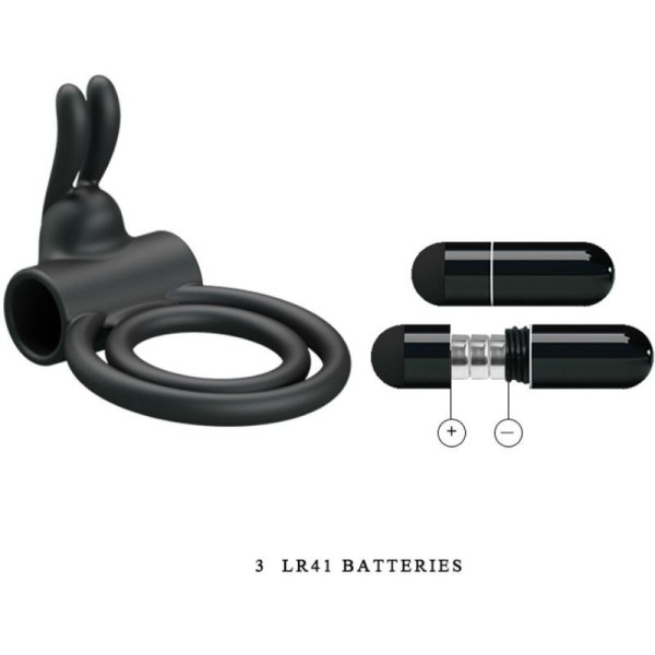 PRETTY LOVE - ANNEAU VIBRATEUR EN SILICONE OSMOND PRETTY LOVE