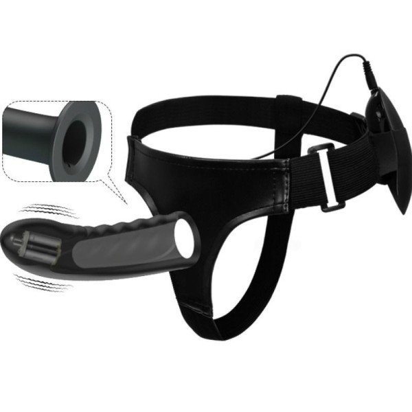 BONITO AMOR - MARVIN STRAP COM VIBRAÇÃO E BONITO AMOR OCO DILDO