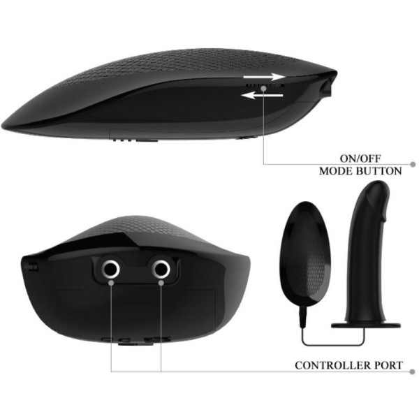 PRETTY LOVE - CORREA MARVIN CON VIBRACIÓN Y DILDO HUECO PRETTY LO