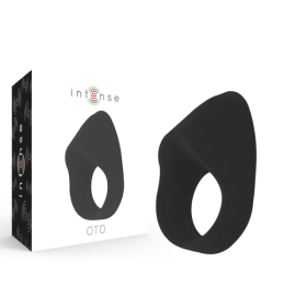 INTENSO - ANEL VIBRADOR RECARREGÁVEL PRETO OTO INTENSE CASAIS BRINQUEDOS
