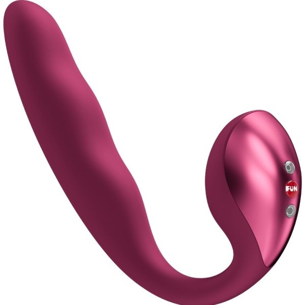 FUN FACTORY - ALLEGRO INSERÁVEL VIBRADOR DE PULSO DE AR ​​DUPLO VINHO TINTO FUN FACTORY