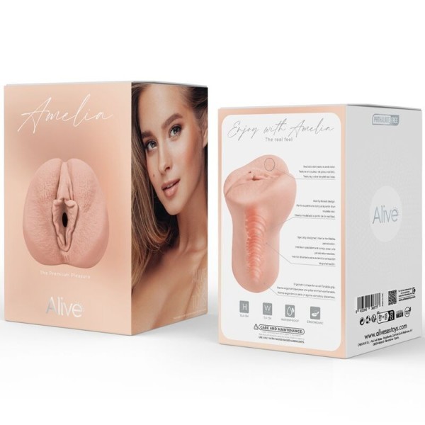 ALIVE - MASTURBADEUR MASCULIN FLEX VAGINAL TAILLE M ALIVE