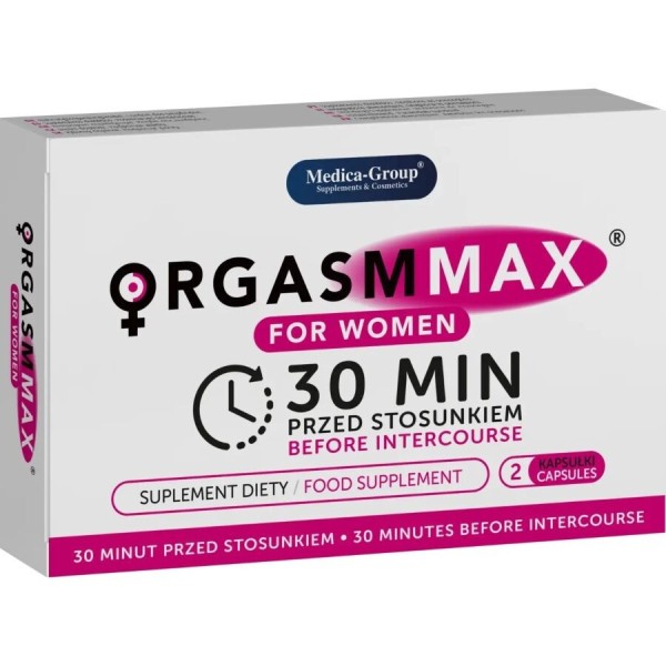 ORGASM MAX POUR FEMMES 2 CAPSULES MEDICA GROUP - Pilules pour femmes