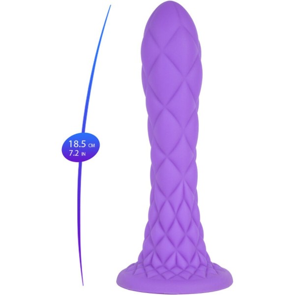 SILEXD - DREAMY DILDO FANTASY SILICONE LIQUIDE THERMORÉACTIF VIOLET 18,5 CM SILEXD