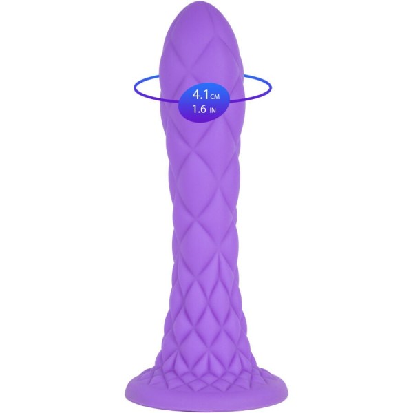 SILEXD - DREAMY DILDO FANTASY SILICONE LIQUIDE THERMORÉACTIF VIOLET 18,5 CM SILEXD