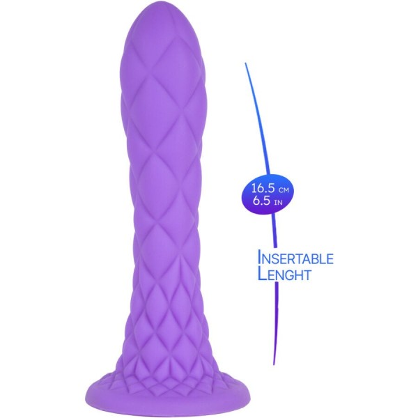 SILEXD - DREAMY DILDO FANTASY SILICONE LIQUIDE THERMORÉACTIF VIOLET 18,5 CM SILEXD
