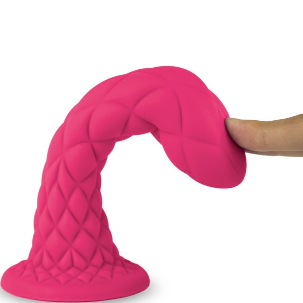 SILEXD - DREAMY DILDO FANTASY SILICONE LIQUIDE THERMOREACTIF FUCHSIA 18,5 CM SILEXD