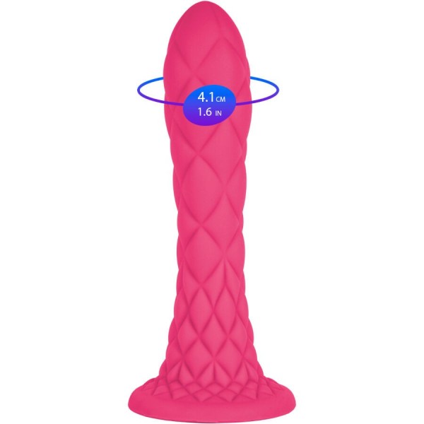 SILEXD - DREAMY DILDO FANTASY SILICONE LIQUIDE THERMOREACTIF FUCHSIA 18,5 CM SILEXD