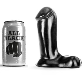 ALL BLACK - DILDO REALISTA 14 CM ALL BLACK - Penes realistas