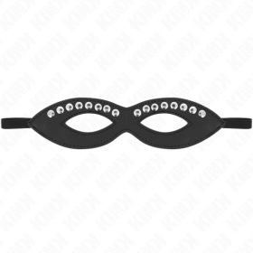 KINK - MASQUE POUR LES YEUX AVEC MINI RIVETS MODÈLE 1 20,5 x 5,5 CM KINK MASKED ALLURE