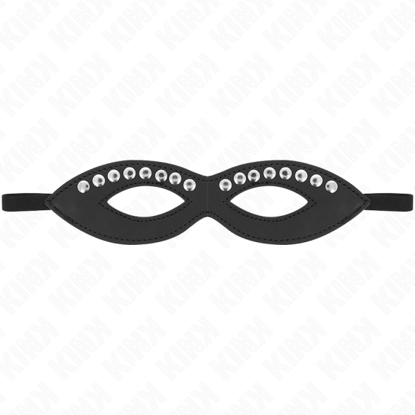 KINK - MASQUE POUR LES YEUX AVEC MINI RIVETS MODÈLE 1 20,5 x 5,5 CM KINK MASKED ALLURE