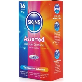 SKINS - PACK DE 16 PRÉSERVATIFS PREMIUM ASSORTIS SKINS