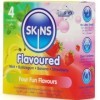 SKINS - PACK DE 4 PRÉSERVATIFS PREMIUM MULTI-SAVEURS SKINS - Saveurs
