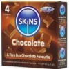 SKINS - PACK DE 4 PRÉSERVATIFS PREMIUM CHOCOLAT SKINS - Saveurs