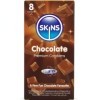 SKINS - PACK DE 8 CONDONES PREMIUM DE CHOCOLATE SKINS - Sabores