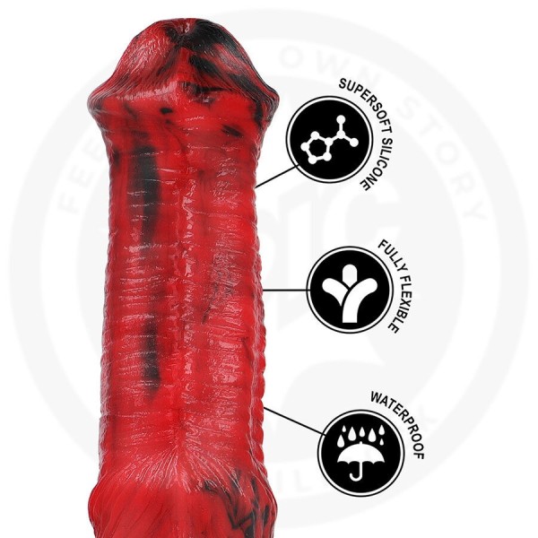 EPIC - VULCANUS DILDO NIGHT DRAGON EPIC - Consoladores sin vibrac