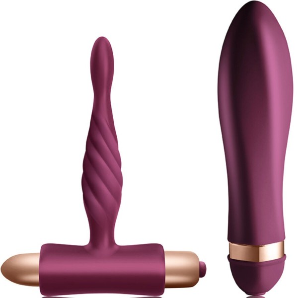 CLIMAXIMUM - DARE KIT VIBRATEUR TWISTED + PLUG ANAL DÉBUTANT CLIMAXIMUM