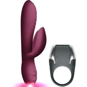 CLIMAXIMUM - KIT VIBRADOR LAMOUR CONEJO + ANILLO PENIT LED CLIMAX