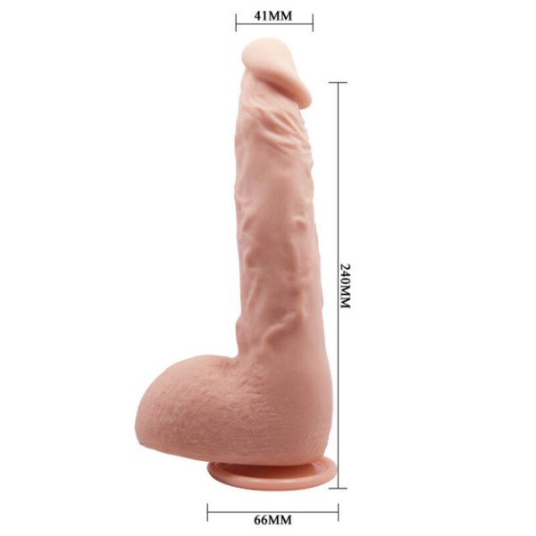 BAILE - GODE RÉALISTE JASON NATUREL 24 CM BAILE VIBRATORS
