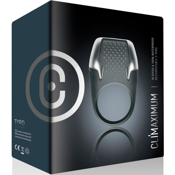 CLIMAXIMUM - TYRO ANNEAU PÉNITENTIAIRE VIBRANT AVEC LUMIÈRES LED CLIMAXIMUM