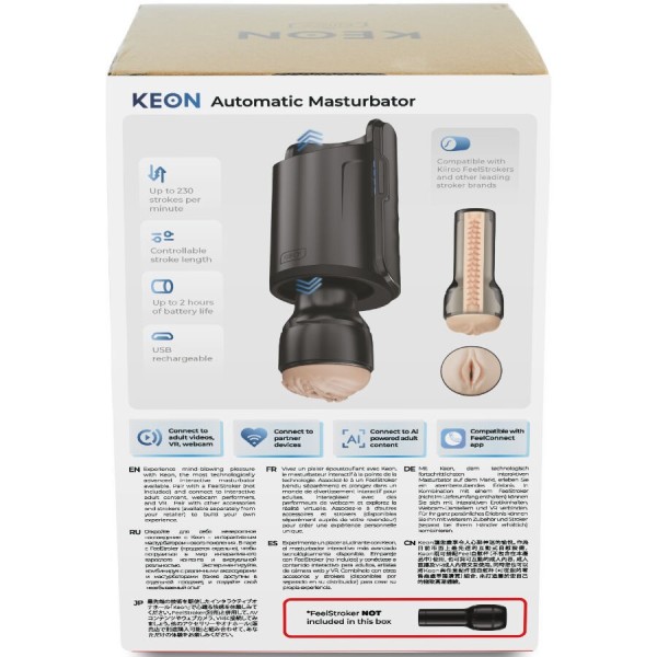 KIIROO - MASTURBATEUR AUTOMATIQUE WIFI KEON KIIROO
