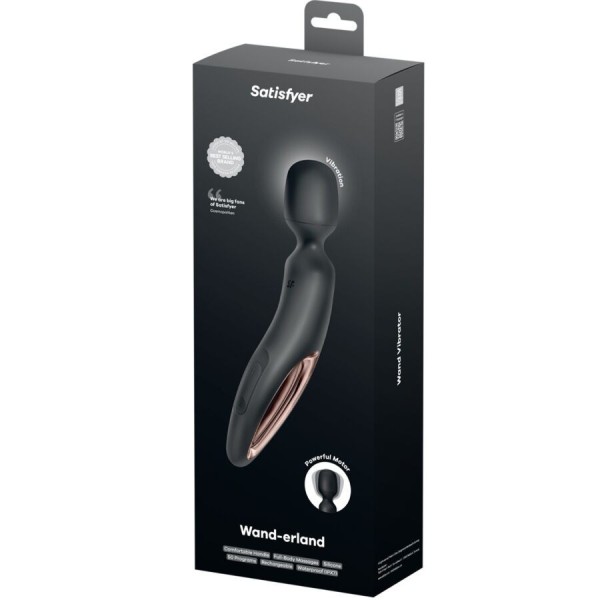 SATISFYER - MASSEUR VIBRANT WAND ERLAND NOIR SATISFYER WAND