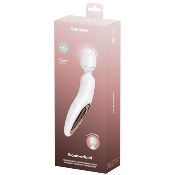 SATISFYER - WAND ERLAND MASAJEADOR VIBRADOR BLANCO SATISFYER WAND