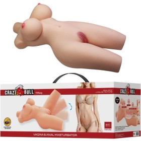 CRAZY BULL - TORSE FÉMININ RÉALISTE TIFFANY VAGIN ET ANAL 5,5 KG CRAZY BULL