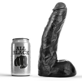 ALL BLACK - DONG 22 CM ALL BLACK - Pénis réalistes