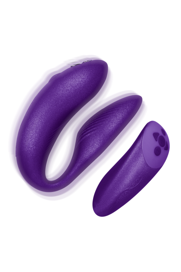 VIBRATEUR CHORUS POUR COUPLES AVEC CONTRÔLE DE SQUEEZE LILAS