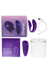 VIBRATEUR CHORUS POUR COUPLES AVEC CONTRÔLE DE SQUEEZE LILAS