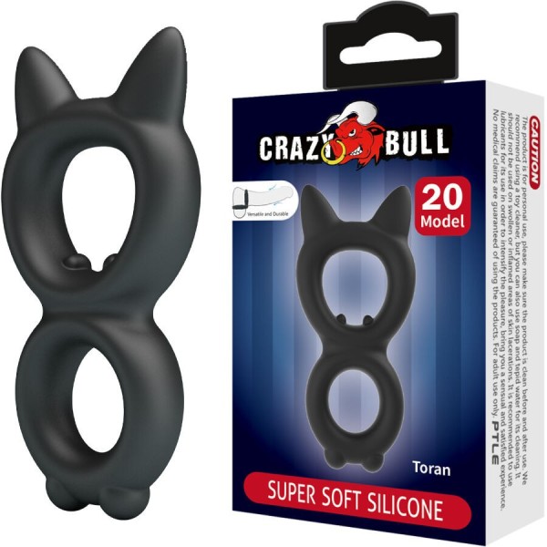 CRAZY BULL - BAGUE DOUBLE EN SILICONE TORAN MODÈLE 20 CRAZY BULL