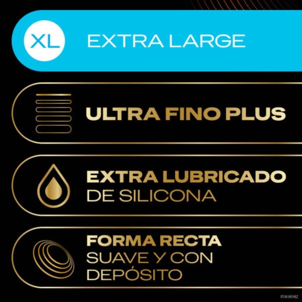 DUREX - CONNEXION TOTALE XL ULTRA FINE PLUS SANS LATEX 10 UNITÉS DUREX CONDOMS