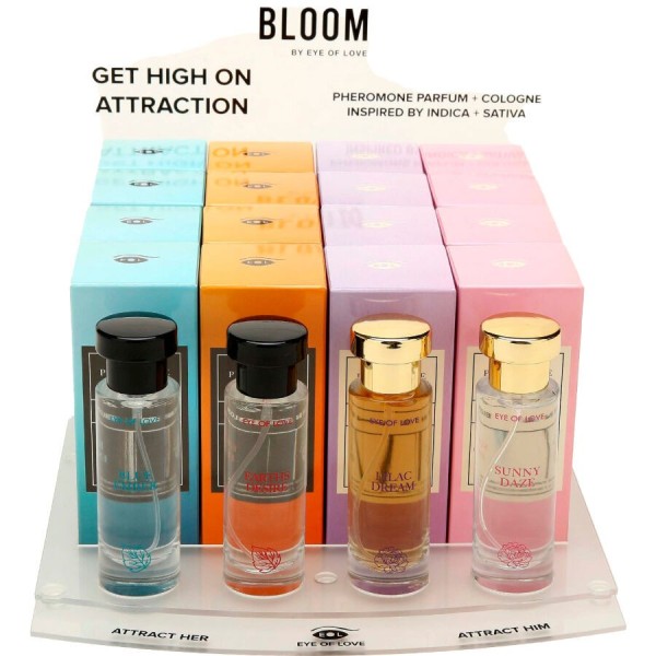 EYE OF LOVE - BLOOM PRÉSENTOIR 4X6 PARFUMS 10 ML EYE OF LOVE - Parfums