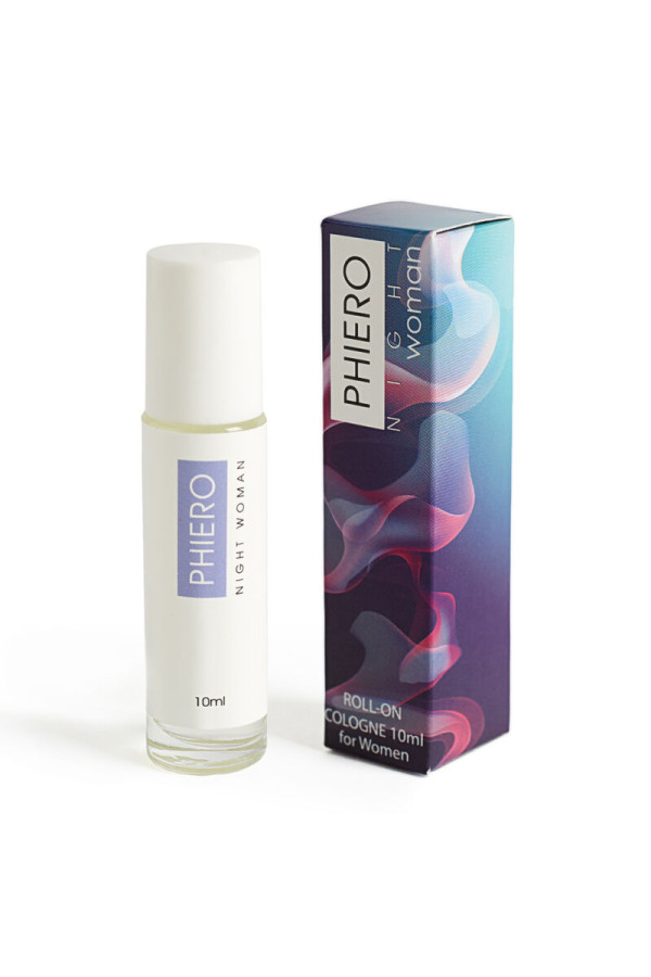 PHIERO Night Woman Roll-On - Parfum aux Phéromones Pas Cher, Livraison Discrète