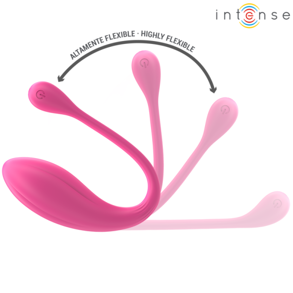 INTENSE - JANICE U VIBRATEUR DOUBLE STIMULATION 10 VIBRATIONS ROSE TÉLÉCOMMANDE INTENSE COUPLES TOYS