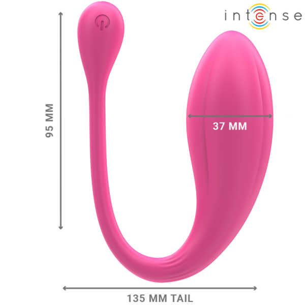 INTENSE - JANICE U VIBRATEUR DOUBLE STIMULATION 10 VIBRATIONS ROSE TÉLÉCOMMANDE INTENSE COUPLES TOYS