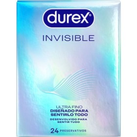 DUREX - PRÉSERVATIFS ULTRA FINS INVISIBLES 24 UNITÉS DUREX CONDOMS