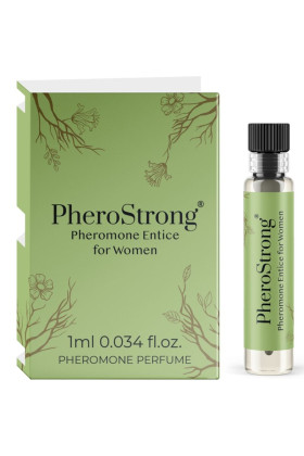 PHEROSTRONG Parfum Phéromone Entice Femme 1ml - Livraison Discrète, Séduction Assurée