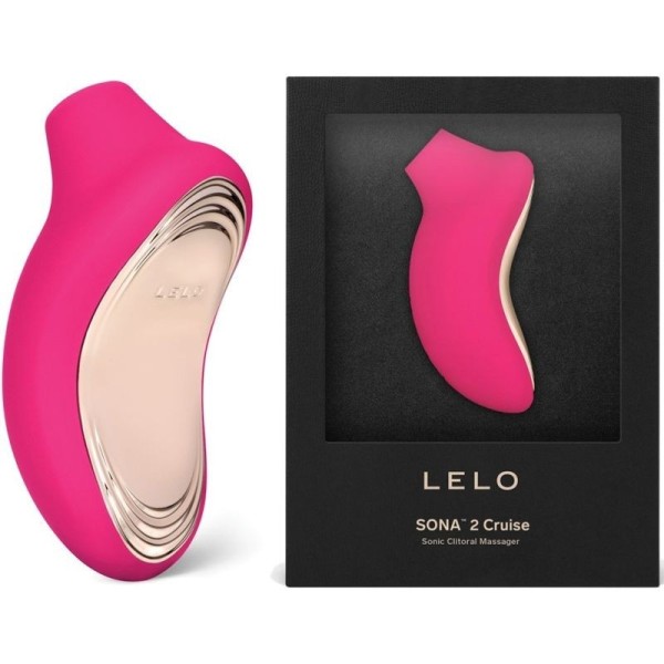 LELO ESTIMULADOR DE CLITORIS SONA 2 CRUCERO CEREZA LELO