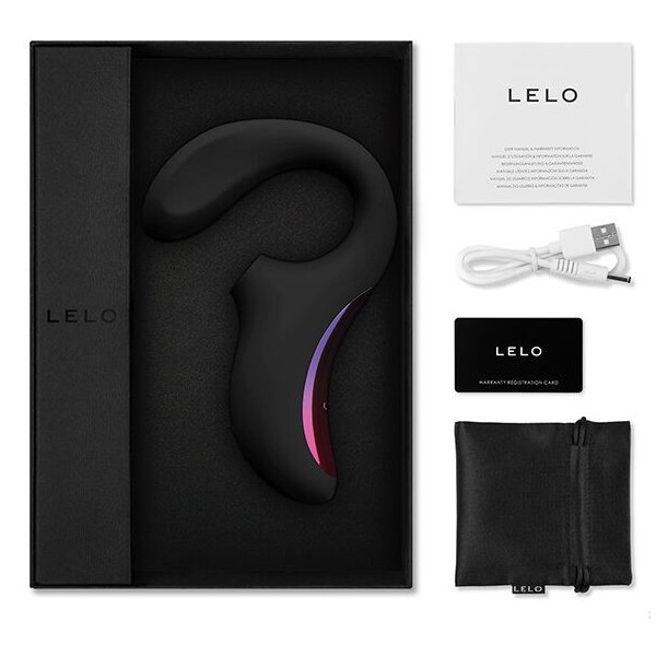LELO - LELO ENIGMA NEGRO MASAJEADOR ESTIMULACIÓN DOBLE SUCCIÓN
