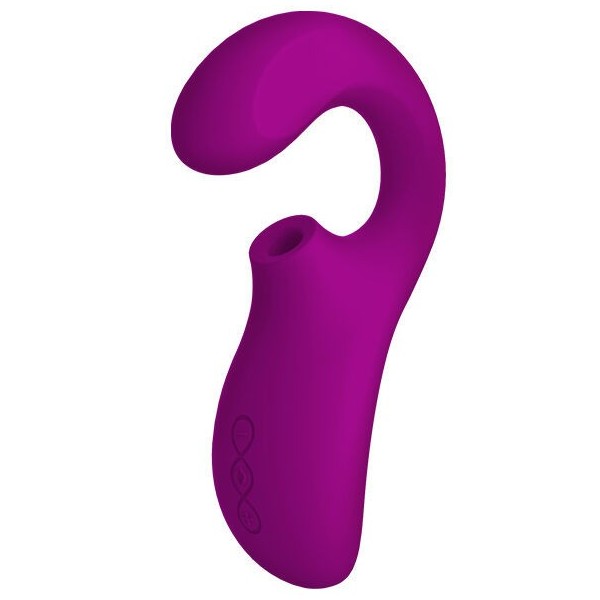 LELO - ENIGMA DOUBLE ASPIRATION STIMULATION MASSEUR ROSE PROFONDE LELO