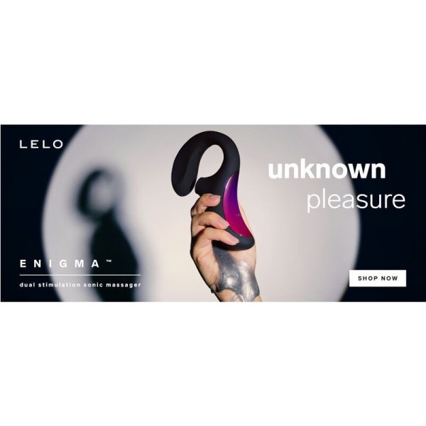 LELO - ENIGMA MASAJEADOR DOBLE SUCCIÓN ESTIMULACIÓN ROSA PROFUNDO